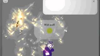 Interactive buddy gameplay with teletubby
