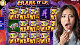Insane Win! 🔥 Crank It Up 🔥 NEW Online Slot EPIC Big WIN - Pragmatic Play (Casino Supplier)