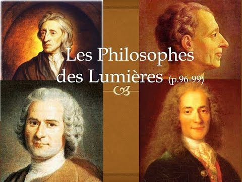 Les philosophes des Lumières
