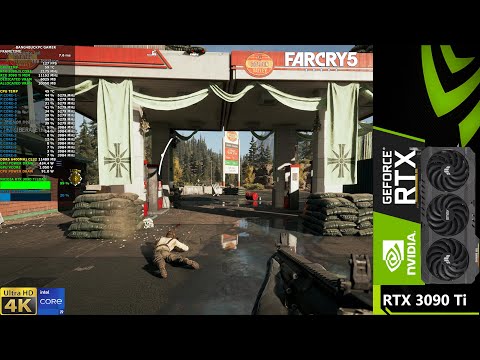 Far Cry 5 Ultra Settings 4K HD Textures | RTX 3090 Ti | i9 12900K 5.3GHz