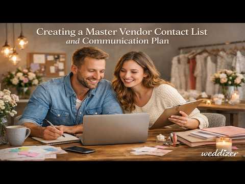 Wedding Planning Hack: Master Vendor Contact List & Communication Plan (Stay Stress-Free!)