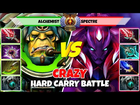 ALCHEMIST (Carry) vs SPECTRE (Carry) - Epic Battle Of Immortal Rank Dota 2 Players - Z Dota 2