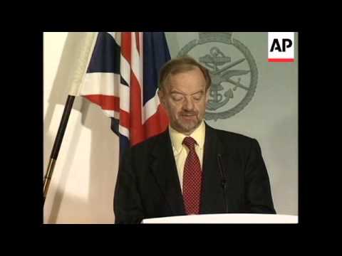 UK: KOSOVO: ROBIN COOK: PRESS BRIEFING