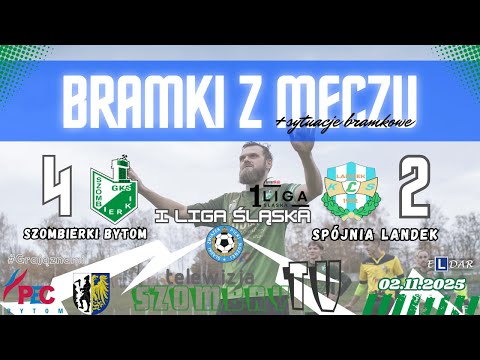 Szombierki Bytom - Spójnia Landek, 02.11.2025r., 15 kolejka I Liga Śląska
