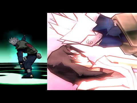 Kakashi Copies Everyone's Jutsu-Naruto:Ultimate Ninja 3