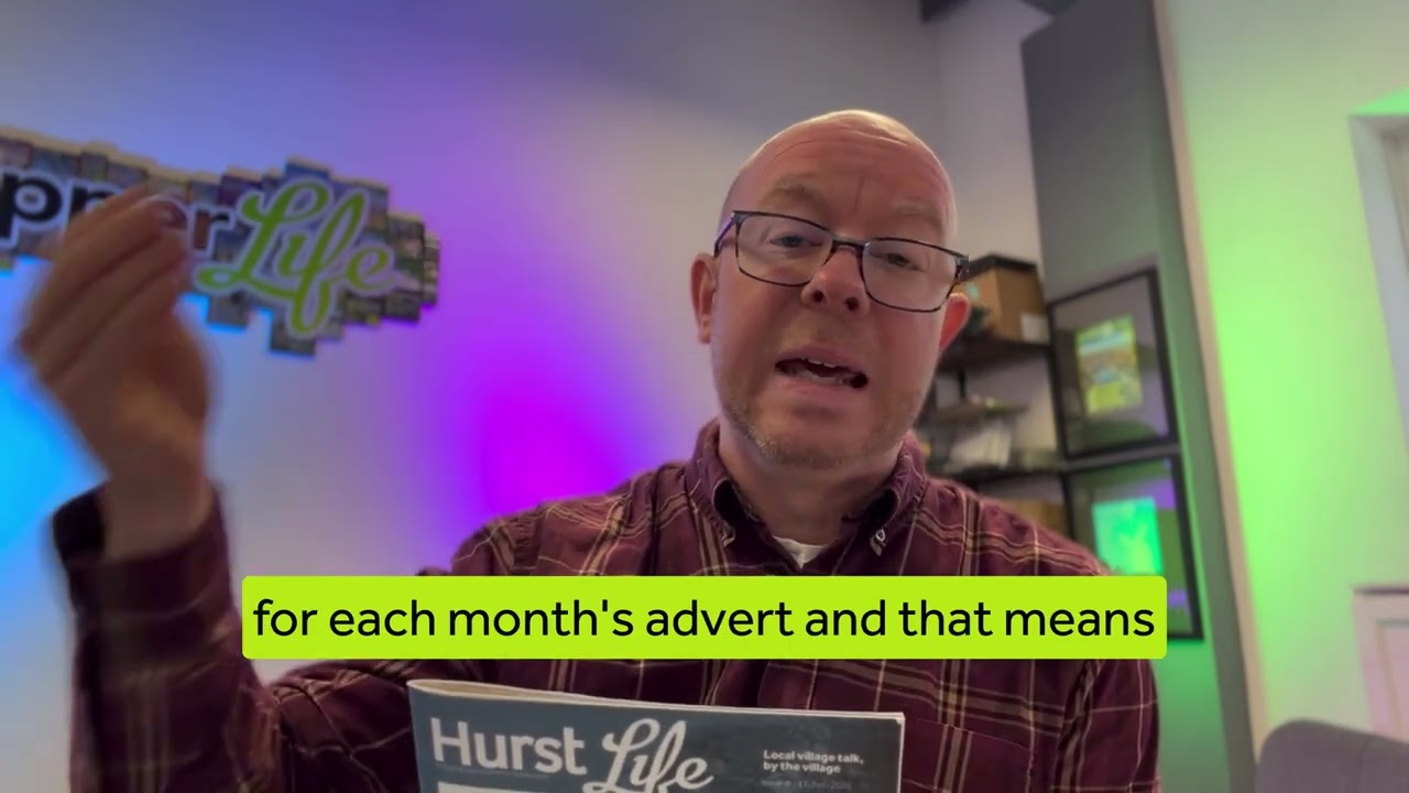 Can I always advertise in the front half of the Hurst Life magazine?