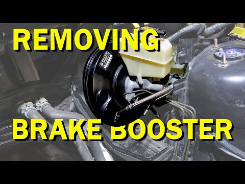 Removing BMW E46 Brake Booster - 2JZ to E46 Conversion