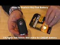 How To Replace Key Fob Battery - Car Key Battery Replacement Video How To Replace Key Fob Battery - Car Key Battery Replacement Video