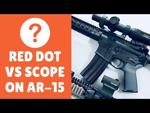Red Dot Vs Scope For An AR 15 (A Beginner's Guide To AR Optics)