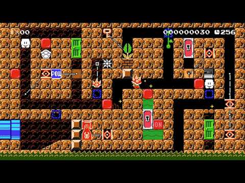 One Screen Puzzle 1 by Nortendo 🍄 Super Mario Maker 2 ✹Switch✹ #awb
