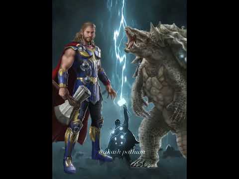 thor vs monsterverse and pacific rim battle royale 😱#youtubeshorts #trending #viral 🔥