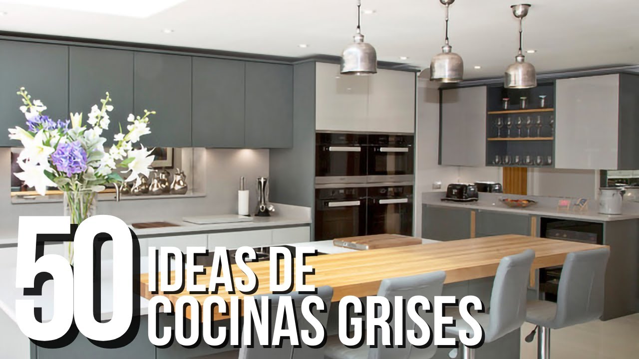 Watch 50 Ideas de COCINAS GRISES MODERNAS - Diseño de Cocinas Modernas 2022 Now 50 Ideas de COCINAS GRISES MODERNAS - Diseño de Cocinas Modernas 2022