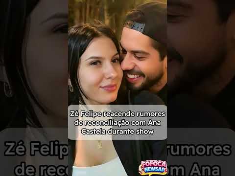 Zé Felipe reacende rumores de reconciliação com Ana Castela durante show