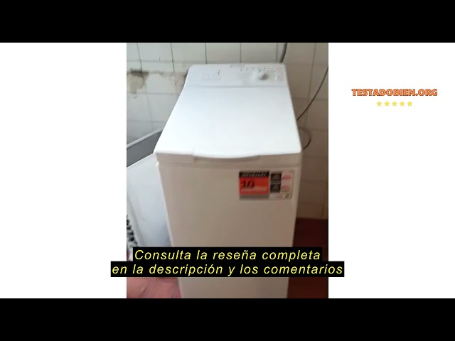 Vídeo relacionado con INDESIT - Lavadora de libre instalación de Carga superior, BTW L60400 SP/N, 6 Kg, 1000 rpm