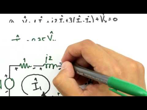 Me Salva! SEN19 - Análise de Circuitos na Frequência - Exemplo Correntes de Malha