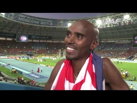 Moscow 2013 - Mohamed FARAH GBR - 5,000m Men - Final Gold