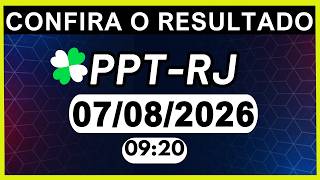 RESULTADO JB - PPT-RJ e LOOK-GO 09:20 | 07/08/2026