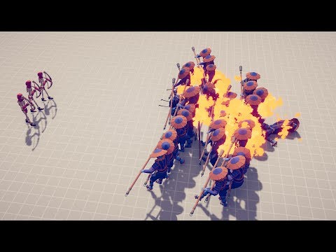 FIRE SPREADING THROUGH UNITS - Totally Accurate Battle Simulator TABS