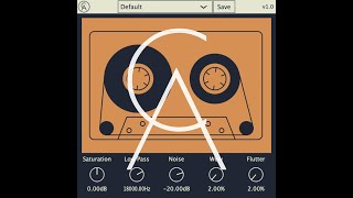 Video thumbnail for Tape Cassette | Plugin Video Demo by Caelum Audio