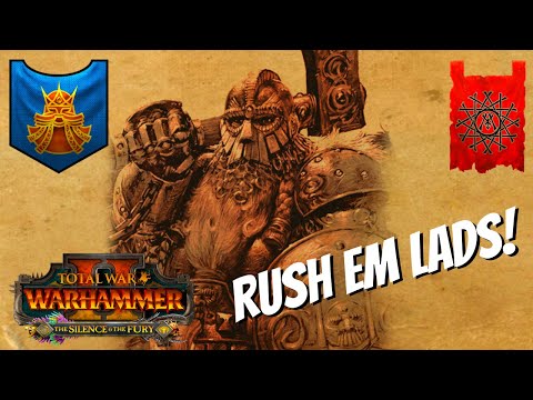 FULL VANGUARD DAWI RUSH BUILD. Dwarfs Vs Skaven. Total War Warhammer 2, Multiplayer Battles