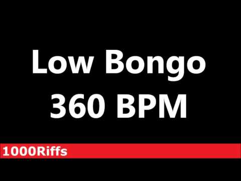 Low Bongo Metronome : 360 BPM ✓ Beats Per Minute