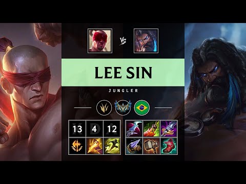 Lee Sin Jungle vs Udyr - BR Challenger Patch 25.13