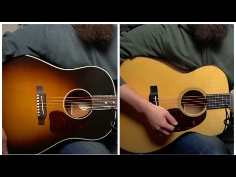 Martin 000-18 vs Gibson J-45 Acoustic Comparison