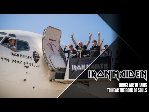 Iron Maiden - Bruce Air to Paris to hear The Book Of Souls