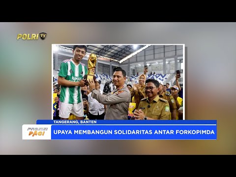 KAPOLRES METRO TANGERANG KOTAMELAKUKAN PENUTUPAN TURNAMEN FUTSAL KAPOLRES CUP 2025