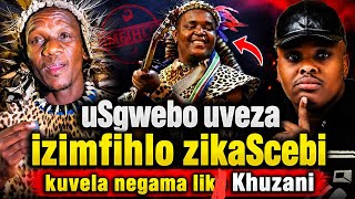 Download lagu uSgwebo sentambo uveza izimfihlo zikaScebo kuthinteka negama lika Khuzani mp3