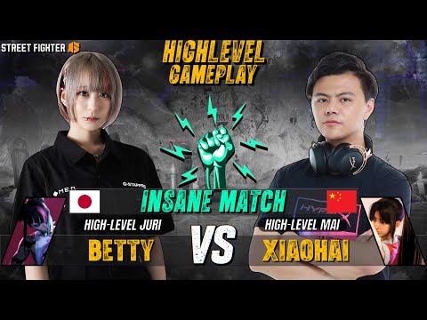 Street Fighter 6 ▰ BETTY (JURI) vs XIAOHAI + JIEWA (MAI) ▰ High-Level SF6 Gameplay!
