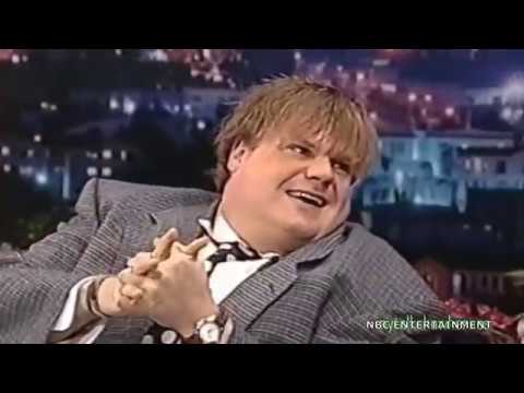 Chris Farley & David Spade on Leno - Tommy Boy & Jay Takes Off Judith Light's Clothes 1995
