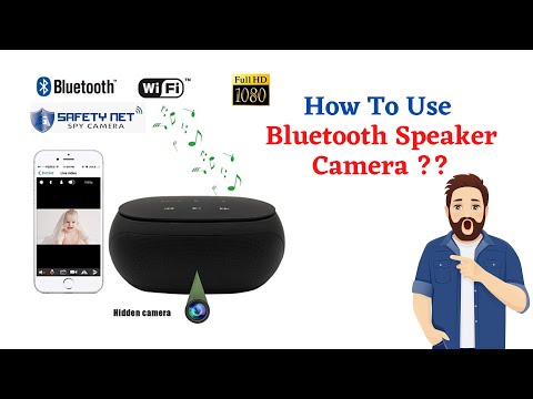 Safety Net, Spy Camera  Hidden Camera Bluetooth Speaker With Invisible Lens - Remote  Camera