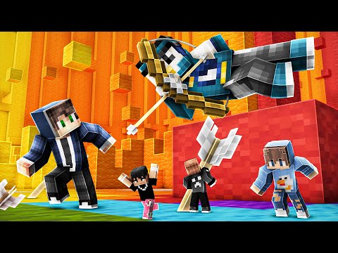 MINECRAFT MINI HIDE AND SEEK with RANDOM SIZES