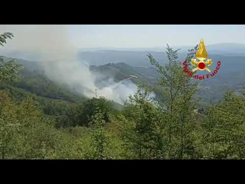 VVF Cuneo impegnati per incendio Spigno Monferrato (AL)