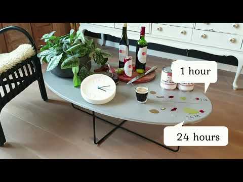 Concrete countertop sealer - COSMO 2C PU - 24 hr stain test! - best design concrete sealer