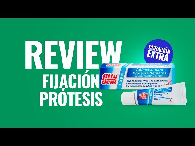 Vídeo relacionado con Fittydent - Crema fija para dentaduras postizas (40 g)
