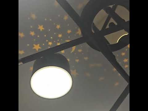 Миниатюра изображения товара Потолочный светильник Mirastyle Диод MH-3231/6 BK+FGD