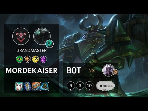 Mordekaiser Bot vs Syndra - BR Grandmaster Patch 10.8