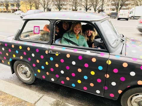 A wacky self-drive guided tour of Berlin in a traditional Trabi