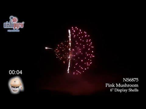 NS6875 - 6" Pink Mushroom