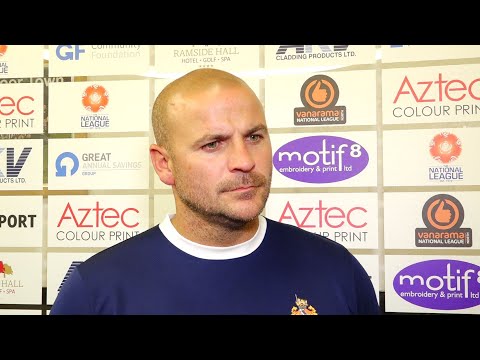 Post Match | Bernard Morley | Spennymoor Town 1 Darlington 1