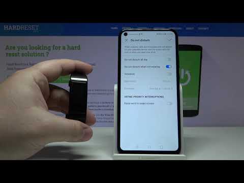 How to Use Do Not Disturb Mode in Huawei Band 4 Pro - Mute All Alerts