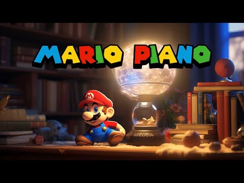 Relaxing Mario Music & Rain for Working [3 Hours ]