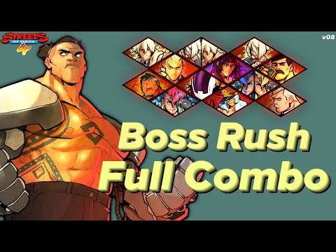 Streets of Rage 4 Floyd - Boss Rush Full Combo - v08 update