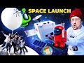 AMONG US ruins Space Launch Experiment!  (FV Family 200 mph Vlog)
