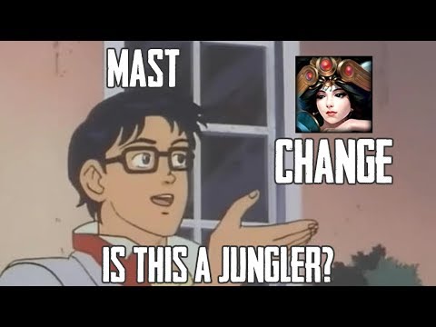 Carrying Without A Jungler! Chang'e Jungle Gameplay (SMITE Conquest)