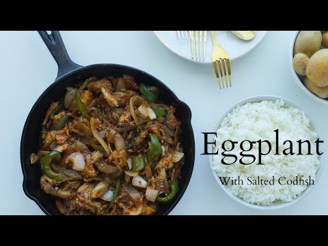 Eggplant with Salted Codfish | Berenjena Con Bacalao