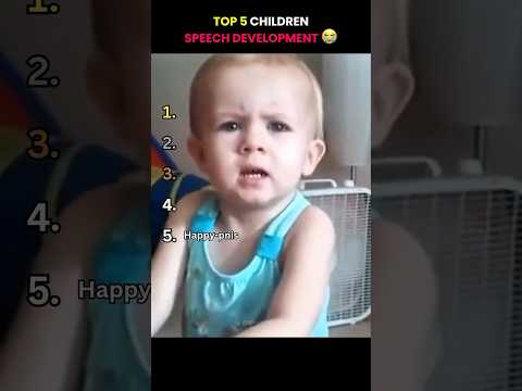 Top 5 Children Speech Development 😭