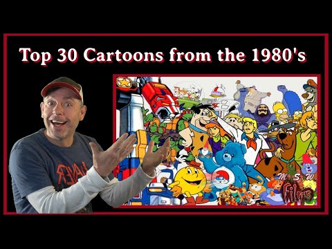 Top 30 cartoons from the 1980's